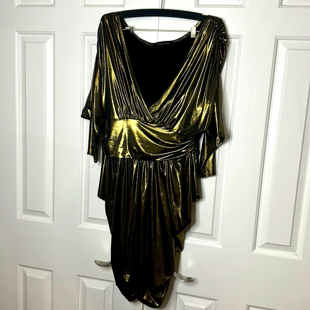 Gold dress